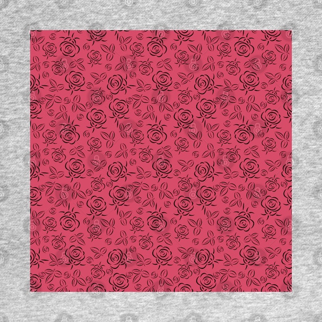 Roses pattern by Julia_Faranchuk